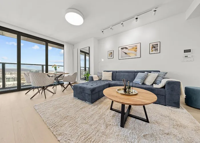 Appartement X34th Floor - Touch The Clouds In The Tallest Building In Eurovea Bratislava