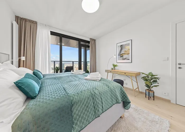 X34th Floor - Touch The Clouds In The Tallest Building In Eurovea Apartament Bratislava